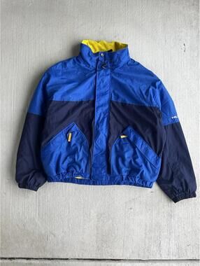VTG 90s Tommy Hilfiger Sailing Gear Jacket XL Yellow Fleece
